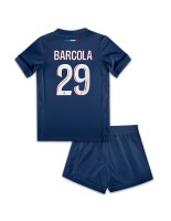 Paris Saint-Germain Bradley Barcola #29 Domácí dres pro děti 2024-25 Krátký Rukáv (+ trenýrky)